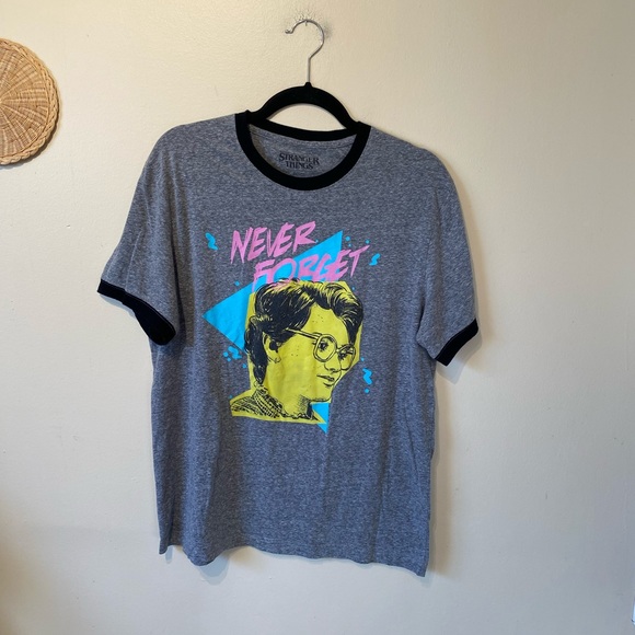 Stranger things size large cotton crew neck tee. - Picture 2 of 5